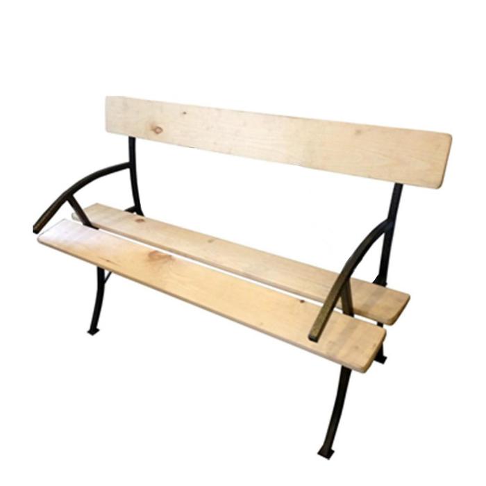 Садовая скамейка со спинкой "Эконом" для дачи, деревянная, 1.2х0.74х0.5 м, нагрузка до 150кг - фото 1906908720