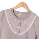 Пижама женская (футболка, бриджи) Комфорт цвет какао, р-р 60 - Фото 3