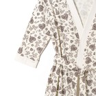 Комплект женский (халат, сорочка) Нежность (610 А) цвет сливочный, р-р 44 - Фото 4