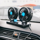 Вентилятор салона TORSO, 12 В, двойной, поворотный 360° - Фото 2