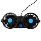 Вентилятор салона TORSO, 12 В, двойной, поворотный 360° - Фото 5