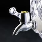 Диспенсер для напитков стеклянный Magistro «Кристалл», 3 л, 17×50 см - фото 4589636