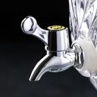 Диспенсер для напитков Magistro «Кристалл», 3 л, 17×50 см, стекло - Фото 2