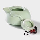 Набор для чайной церемонии «Тясицу», 8 предметов: чайник 120 мл, пиалы 50 мл, керамика, зелёный - Фото 11