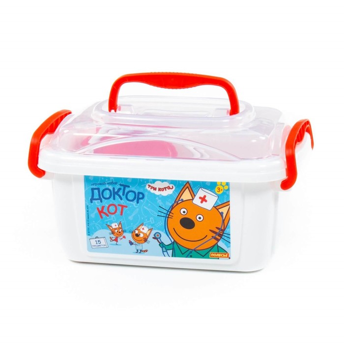 Игровой набор «Три Кота: Доктор», в контейнере, МИКС 43096