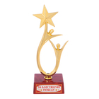 Кубок «За блестящую победу», наградная фигура, люди со звездой, пластик - фото 320673283