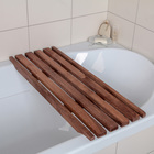Решётка в ванну с водоотталкивающим покрытием, 68×26×3 см, сосна - Фото 1