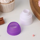 Адаптер для кондитерского мешка Доляна, для насадки d=3 см, пластик - Фото 2