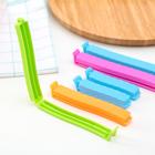 Зажимы для пакетов Доляна, 14/11/7 см, 6 шт., цвет МИКС - Фото 1