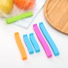 Зажимы для пакетов Доляна, 14/11/7 см, 6 шт., цвет МИКС - Фото 3