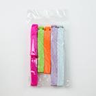 Зажимы для пакетов Доляна, 14/11/7 см, 6 шт., цвет МИКС - Фото 4