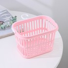 Корзина для хранения с крючком, пластик, 18×13×12 см, МИКС - Фото 2