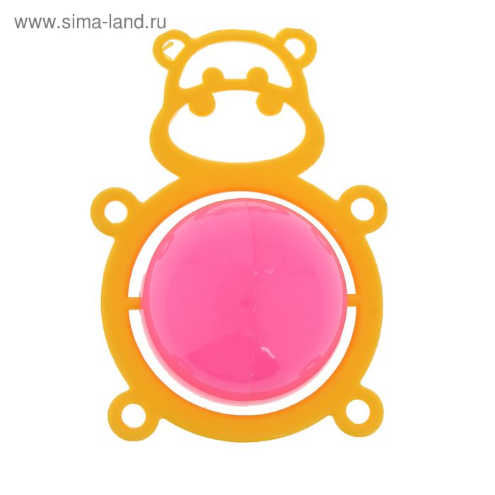 Погремушка "Бегемотик", МИКС - Фото 1