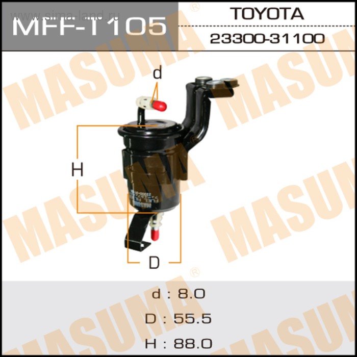 Фильтр топливный высокого давления  Masuma MFFT105 - Фото 1