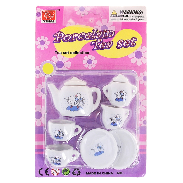 Набор фарфоровой посуды для кукол "Домашний очаг", 7 предметов - Фото 1