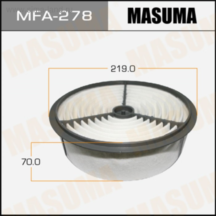 Воздушный фильтр  Masuma MFA278 - Фото 1
