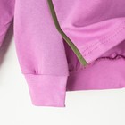 Свитшот для девочки «Лазер», рост 110-116 см, цвет розовая пудра - Фото 3