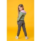 Джемпер-толстовка для девочки "Белла", рост 98-104 см, цвет хаки 1078 - Фото 5