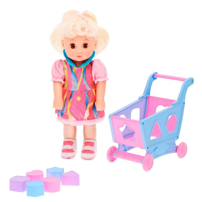 Интерактивный пупс «Кроха» ходит с корзинкой и поёт песенку, с аксессуарами, МИКС 38744