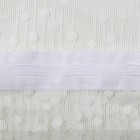 Штора-тюль «Весна», жаккард, 150 × 260 см, п/э (100 %), цвет молочный, 1 шт./компл. - Фото 4