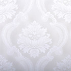 Штора Тюль жаккард Вензель цветочный 260х300 см, белый, 100% п/э - Фото 3