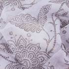 Штора тюль- печать "Королевский цветок" белый 200х260 см 1шт/компл.100% п/э - Фото 2