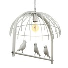 Люстра BayerLux "Птицы" 1x40W E27 белый49x35x35 см - фото 20798898