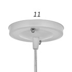 Люстра BayerLux Подвес BayerLux "Джули" E27 1х60Вт бел./желт./кор. 40х40х100 см 2604940