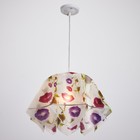 Люстра подвес "Джули" E27 1х60Вт бел./желт./сир. 27х42х100 см - Фото 1