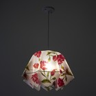 Люстра подвес "Джули" E27 1х60Вт бел./зел./красн. 40х40х100 см - Фото 3