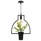 Светильник BayerLux "Абажур" черный 1x40W E27 12x34x48 см - Фото 1