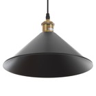 Светильник BayerLux «Грегори» 40 Вт E27 черный 30×30×14-100 см - Фото 2