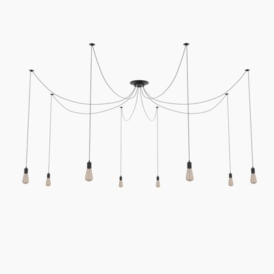 Светильник BayerLux «Паук», чёрный, 8×40W, E27, 80×80×90 см