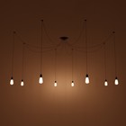 Светильник BayerLux «Паук», чёрный, 8×40W, E27, 80×80×90 см - Фото 3