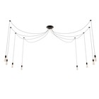 Светильник BayerLux «Паук», чёрный, 8×40W, E27, 80×80×90 см - Фото 5