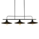 Люстра "Джозеф" 3x40W E27 черный 36x118x21,5 см BayerLux - фото 24641853