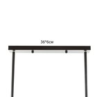 Люстра "Джозеф" 3x40W E27 черный 36x118x21,5 см BayerLux - фото 24641858