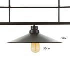 Люстра "Джозеф" 3x40W E27 черный 36x118x21,5 см BayerLux - фото 24641859