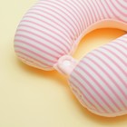 Мягкая игрушка-антистресс «Полосатик», подголовник с заклёпкой, цвет розовый - фото 3811747