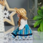 Кукла коллекционная керамика "Малышка в соломенной шляпке" 9 см МИКС - Фото 3