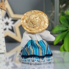 Кукла коллекционная керамика "Малышка в соломенной шляпке" 9 см МИКС - Фото 4