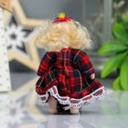 Кукла коллекционная керамика "Малышка с хвостиком и цветком" 9 см МИКС - Фото 4