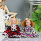 Кукла коллекционная керамика "Малышка с хвостиком и цветком" 9 см МИКС - Фото 5