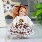 Кукла коллекционная керамика "Малышка в платьице с оборками" 9 см МИКС - Фото 2