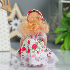 Кукла коллекционная керамика "Малышка в платье в цветочек" 10,5 см МИКС - Фото 4