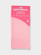 Салфетка для уборки Доляна «Ромбы», для стёкол и зеркал, 30×30 см, МИКС - Фото 5