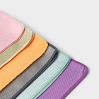 Салфетка для уборки Доляна «Ромбы», для стёкол и зеркал, 30×30 см, цвет МИКС - Фото 2