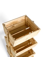 Стеллаж деревянный, 3 ящика 100×54×50 см, «Добропаровъ» - Фото 4