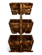 Стеллаж деревянный, 3 ящика 100×54×50 см, обожжённый, «Добропаровъ» - Фото 3