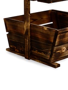 Стеллаж деревянный, 3 ящика 100×54×50 см, обожжённый, «Добропаровъ» - Фото 6